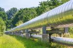 Image of an above ground pipeline